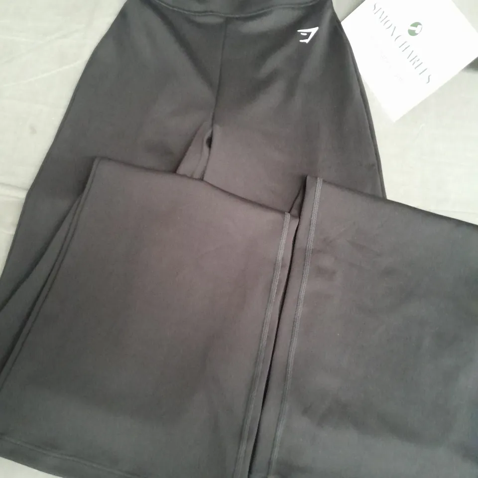 GYMSHARK BLACK TRAINING LEGGINGS - XS