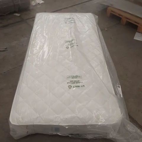 QUALITY BAGGED SINGLE 90cm AIRSPRUNG LUXURY QUILTED MEDIUM MATTRESS