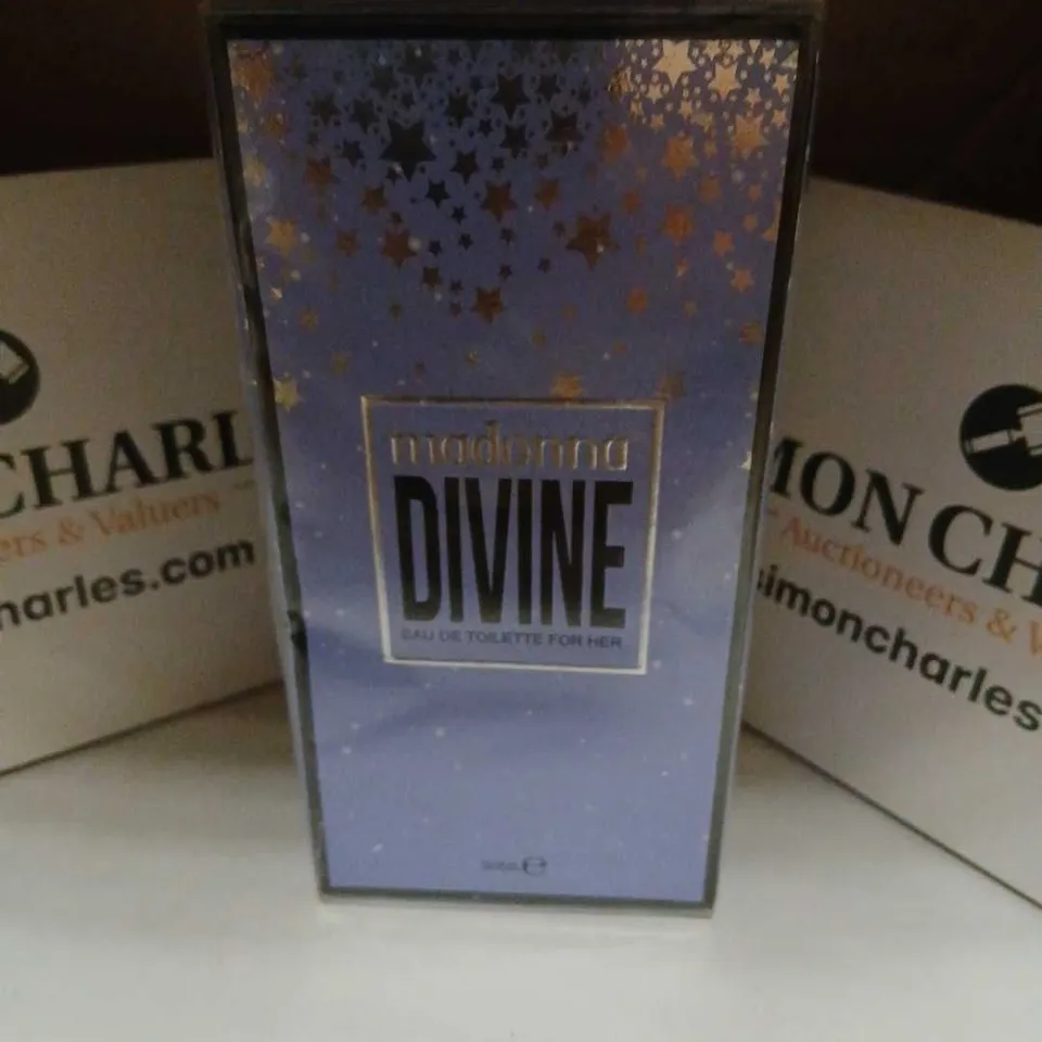 BOXED AND SEALED MADONNA DIVINE EAU DE TOILETTE 50ML