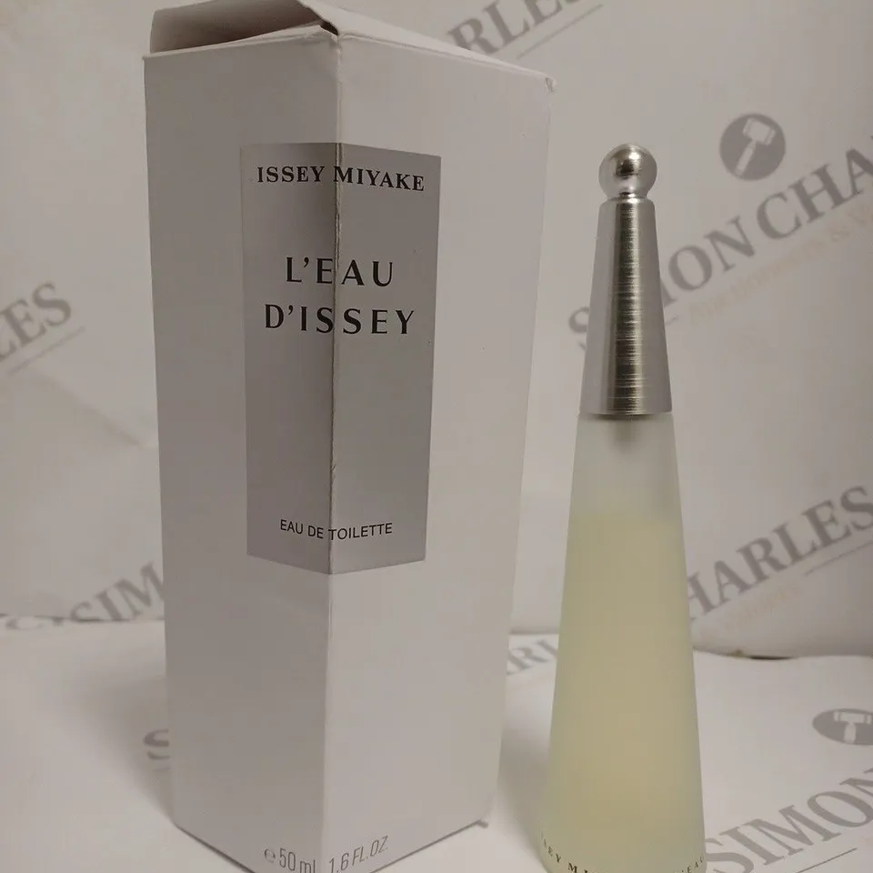 BOXED ISSEY MIYAKE L'EAU D'LSSEY EAU DE TOILETTE 50ML