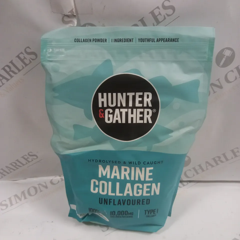 SEALED HUNTER & GATHER HYDROLYSED & WILD CAUGHT MARINE COLLAGEN - 300G