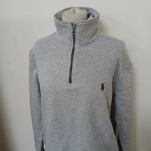 POLO RALPH LAUREN HALF ZIP SWEATSHIRT SIZE M