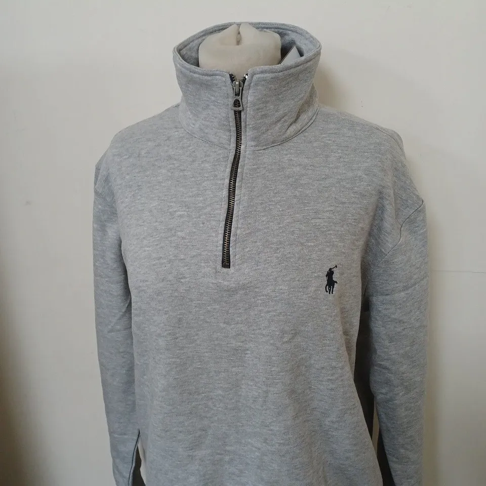 POLO RALPH LAUREN HALF ZIP SWEATSHIRT SIZE M