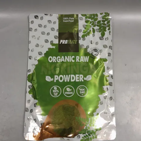 SEALED PRO-ELITE ORGANIC RAW MORINGA POWDER - 250G