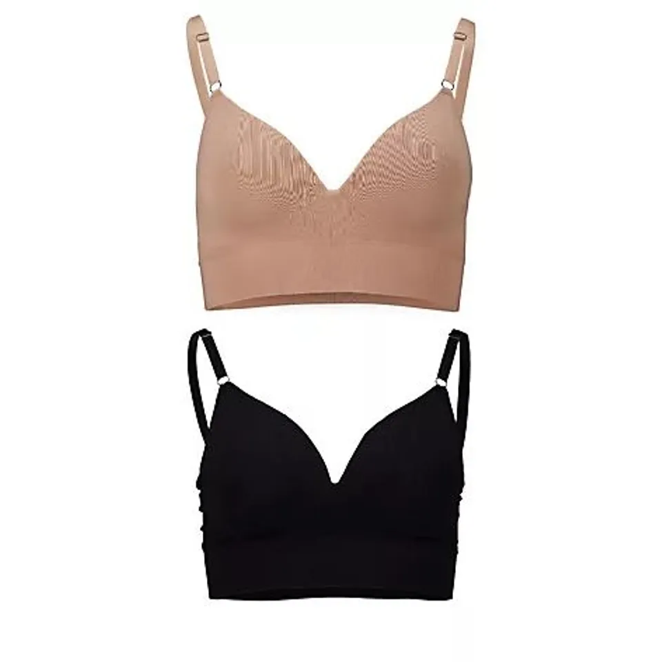 JOCKEY FOREVER FIT V-NECK BRA 2 PACK EXTRA LARGE