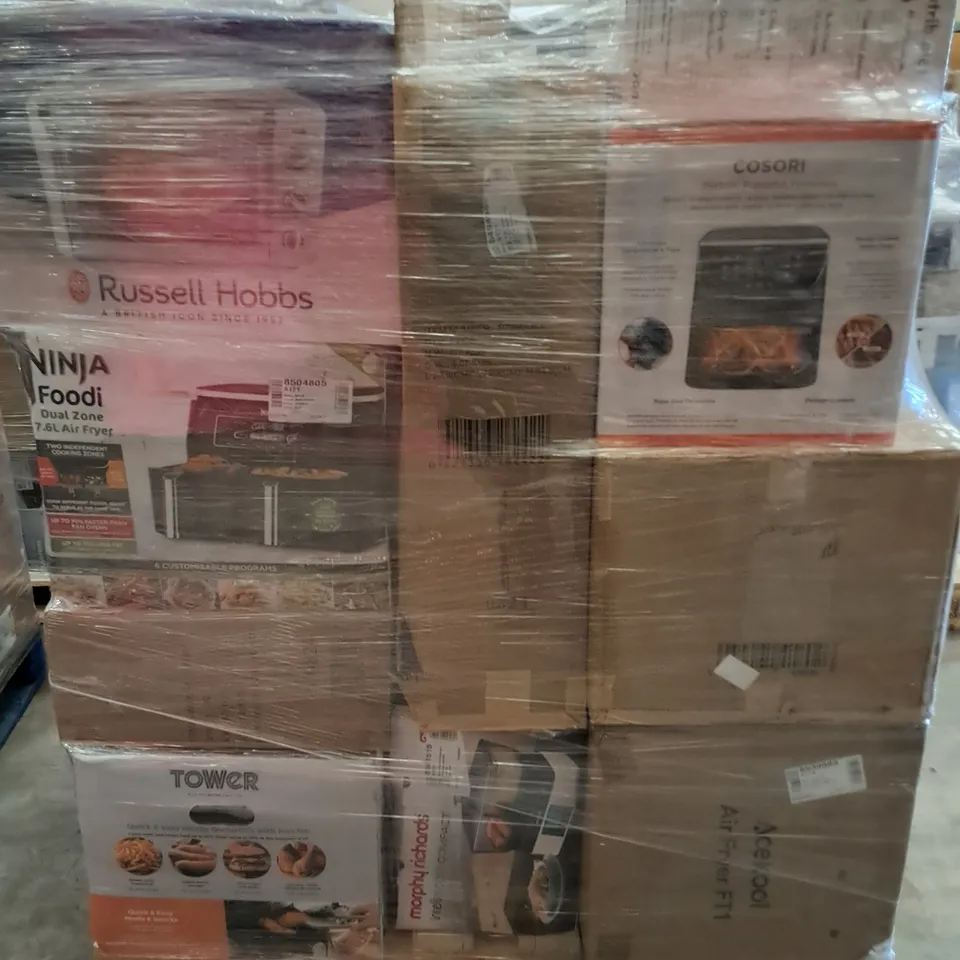 PALLET OF APPROXIMATELY 25 UNPROCESSED RAW RETURN HOUSEHOLD AND ELECTRICAL GOODS TO INCLUDE;