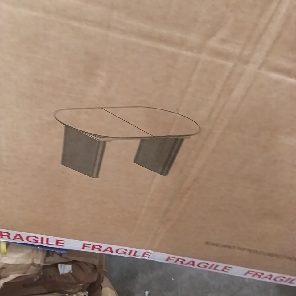 BOXED EXTENDING DINING TABLE (2 BOXES)