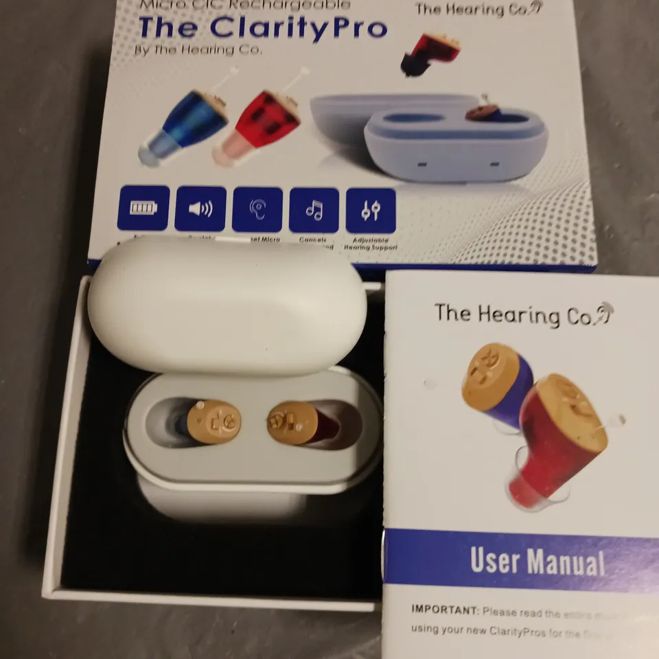 THE HEARING CO MICRO CIC CLARITY PRO EARBUDS