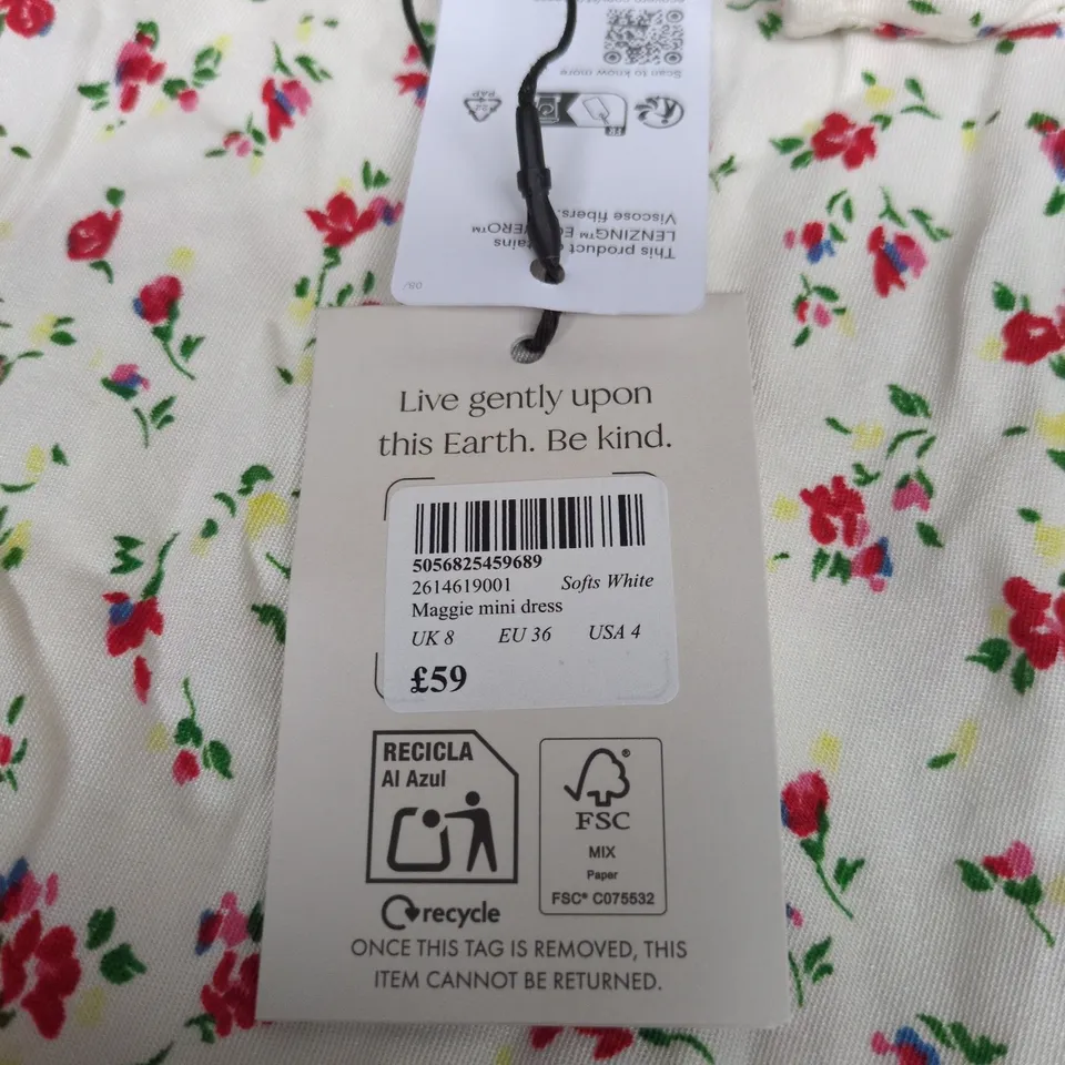 NOBODYS CHILD MAGGIE MINI DRESS - SIZE 8