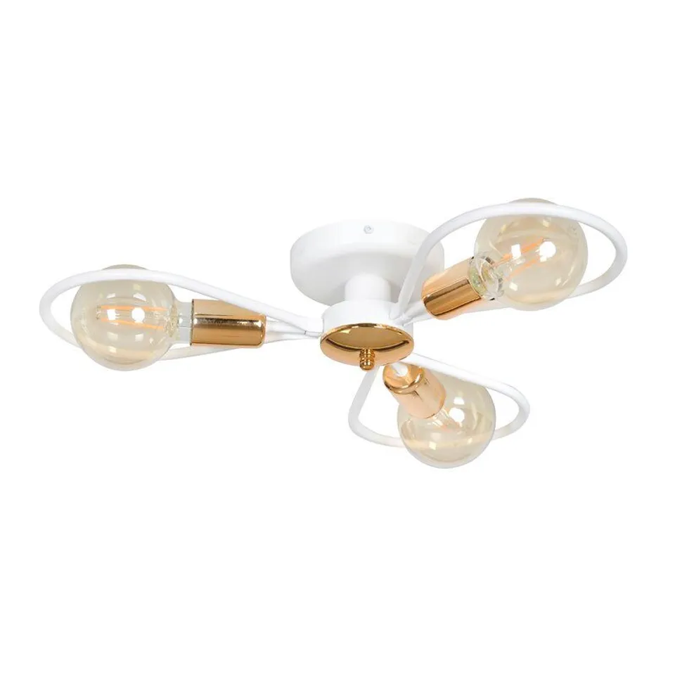 BOXED 3 LIGHT SEMI FLUSH MOUNT (1 BOX)