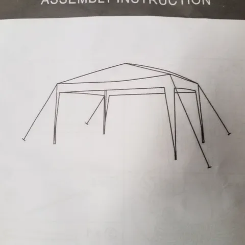 BOXED GAZEBO TENT - GREY