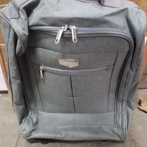 LUGG SINGLE TROLLEY SOFT CABIN BAG 44.5×35.5×19.5CM - GREY