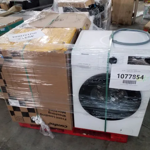 PALLET OF APPROXIMATELY 4 UNPROCESSED RAW RETURN WHITE GOODS TO INCLUDE;