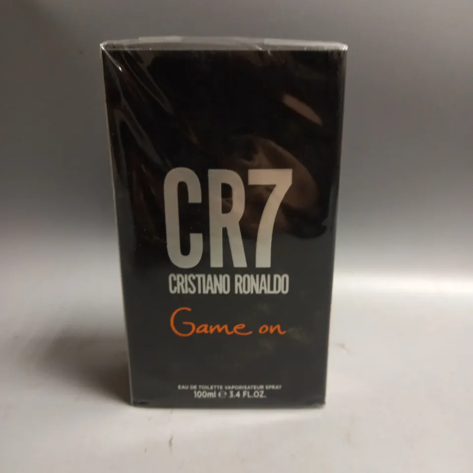 NEW AND SEALED CRISTIANO RONALDO CR7 GAME ON EAU DE TOILETTE SPRAY 100ML