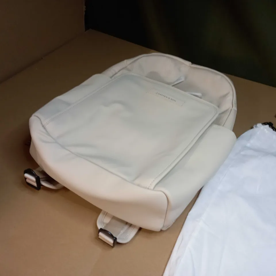 KAPTEN & SON BEIGE VEGAN BACK PACK