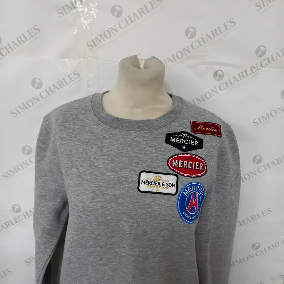 MERCIER BADGE SWEATSHIRT SIZE S