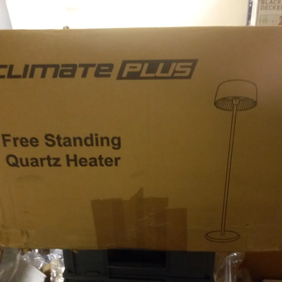 BOXED CLIMATE PLUS FREE STANDING ELECTRIC HEATER