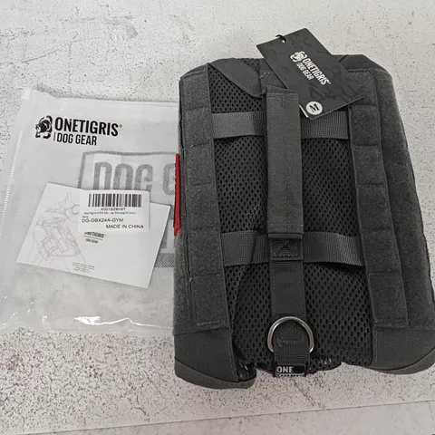 ONETIGRIS DOG GEAR VEST HARNESS DG-GBX24A-GYM