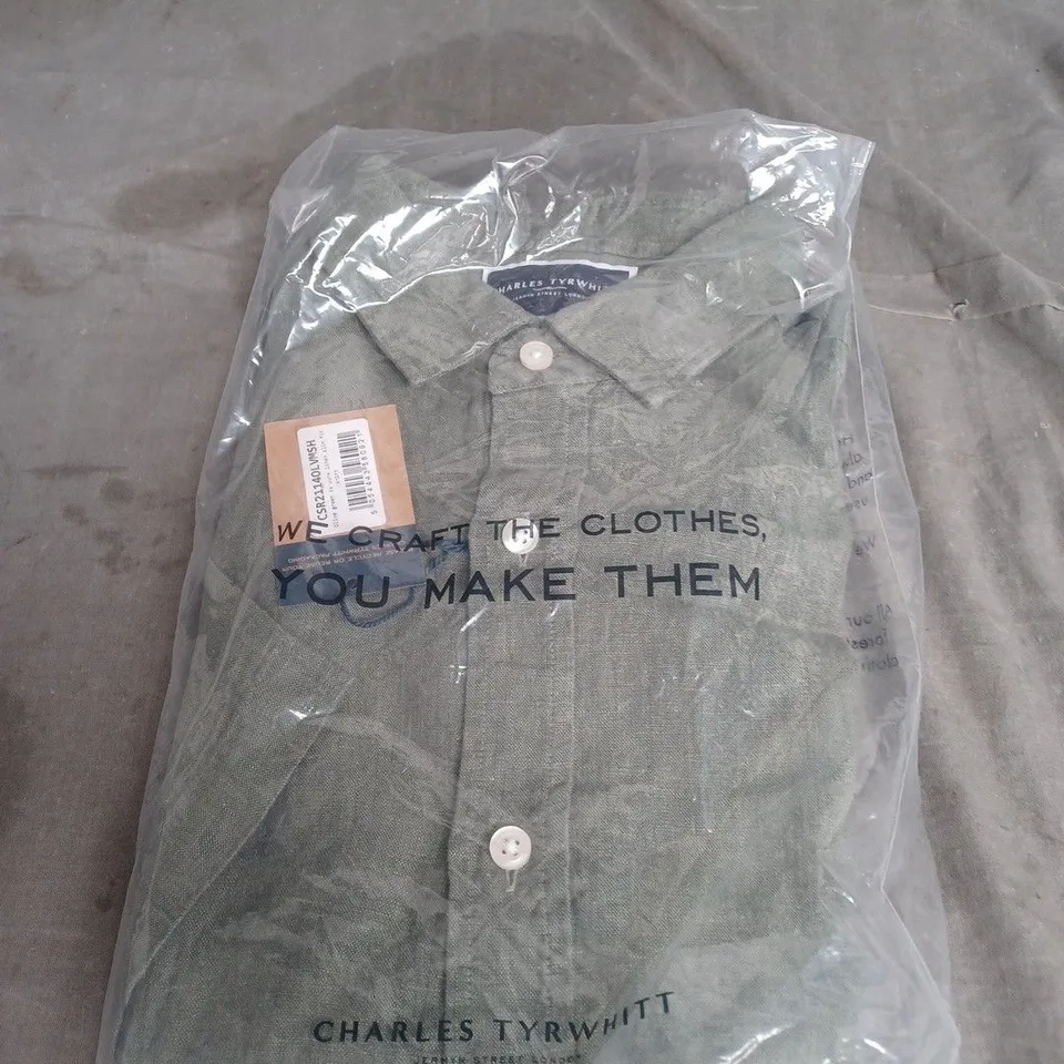 CHARLES TYRWHITT LINEN SHIRT SIZE M