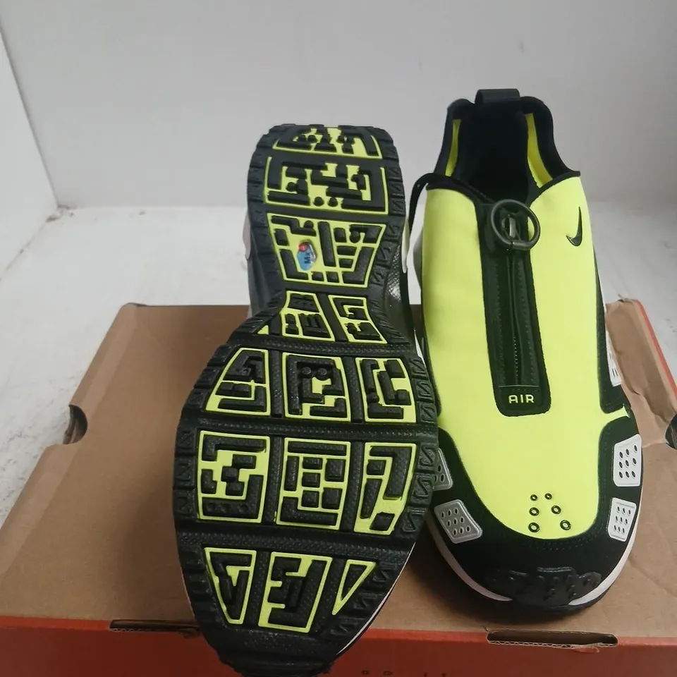 NIKE AIR MAX SNDR TRAINERS – NEON YELLOW/BLACK, UK 7.5