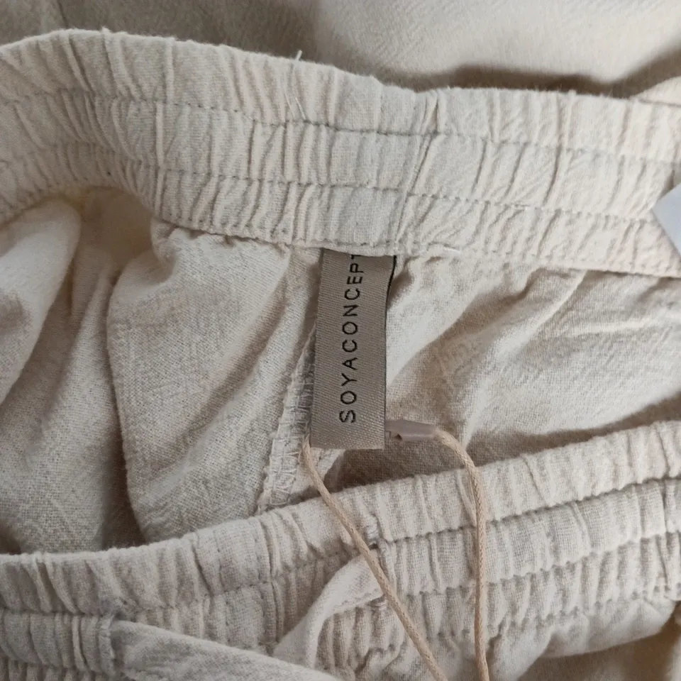 SOYACONCEPT CAPRI TROUSERS IN BEIGE - MEDIUM