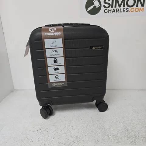 ROCKLANDS LONDON CABIN SUITCASE – BLACK, 45 X 36 X 20 CM
