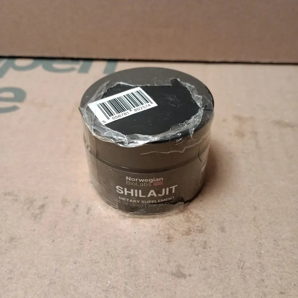 NORWEGIAN BIOLABS SHILAJIT DIETARY SUPPLEMENT – BLACK JAR 200 SERVINGS 