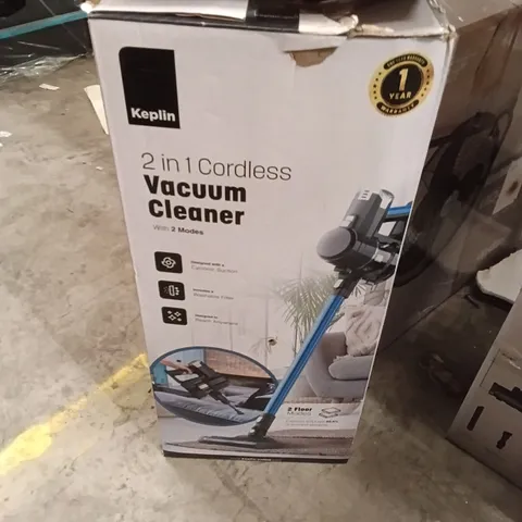 BOXED KEPLIN HOME 2 IN 1 CORDLESS VACUUM CLEANER
