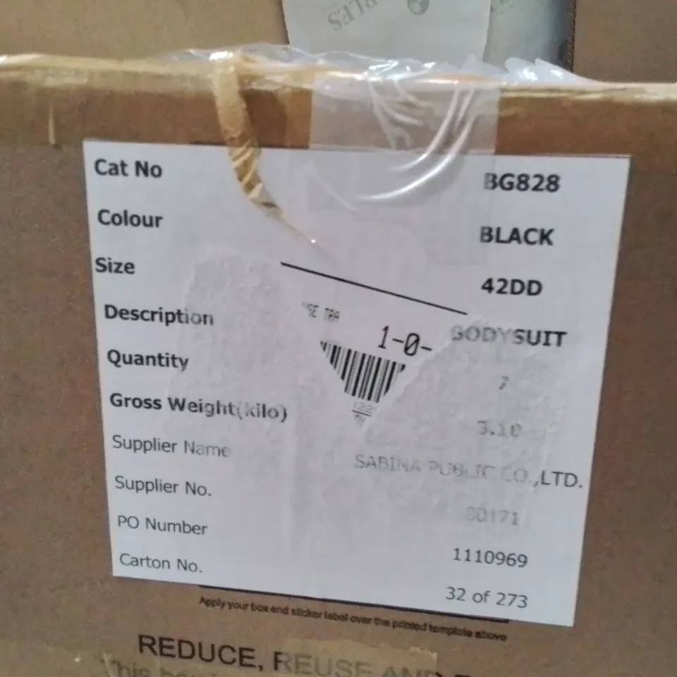 BOXED BRAND NEW APPROXIMATELY 7 MAGISCULPT BLACK BODYSUIT SIZE 42DD