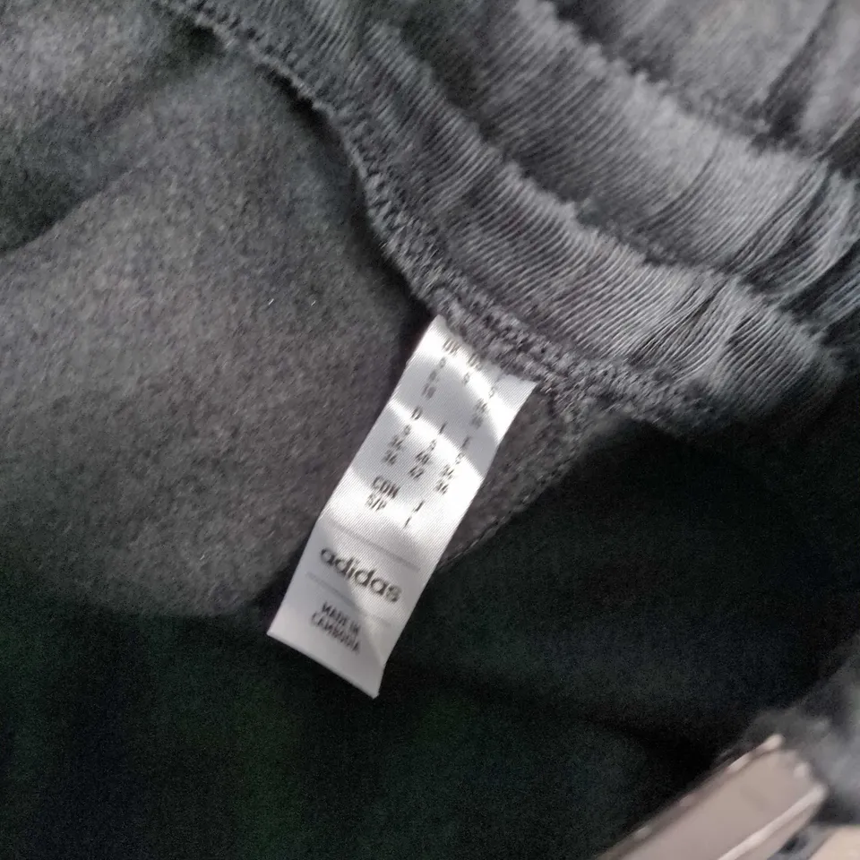 ADIDAS WOMENS REGULAR FIT WIDE LEG JOGGERS IN BLACK - UK SMALL