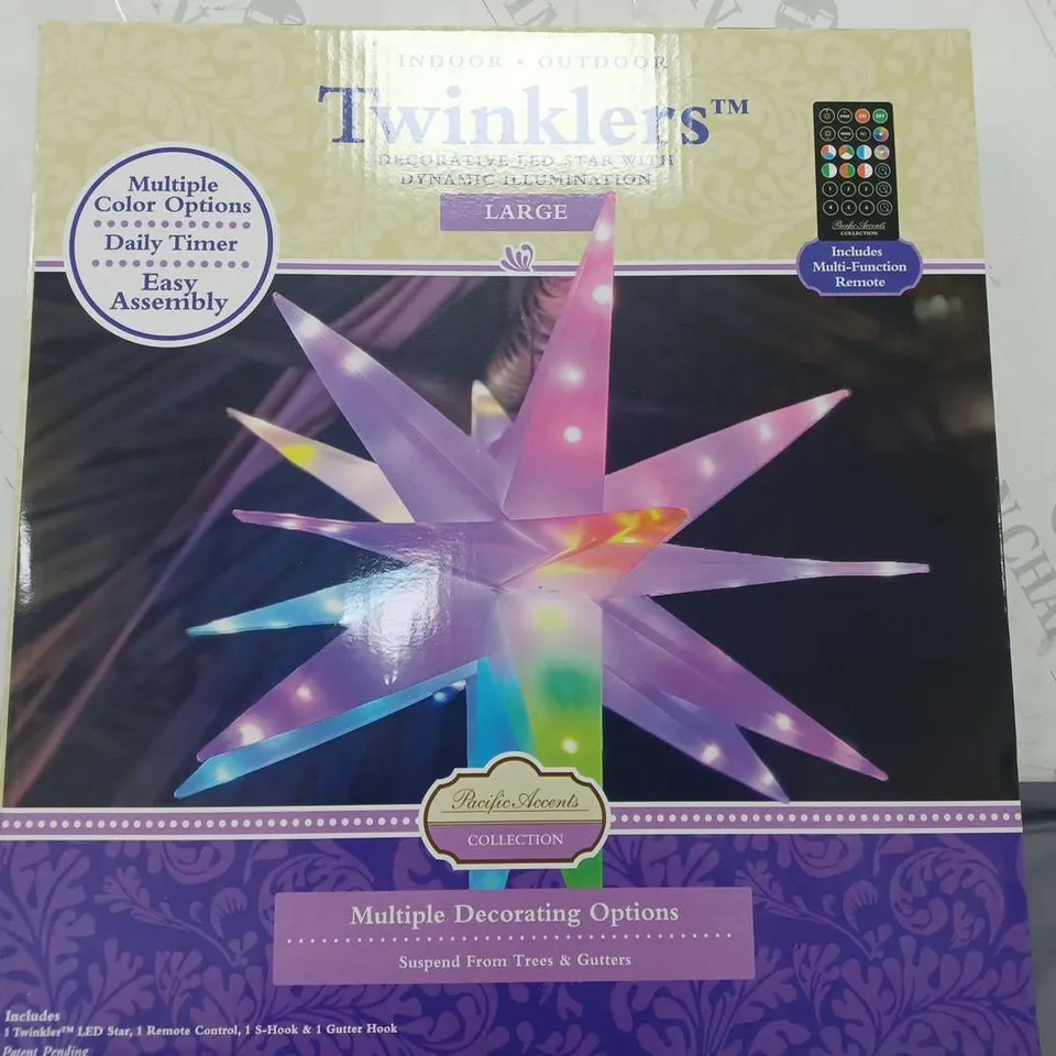 BOXED PACIFIC ACCENTS STAR BURST LIGHT