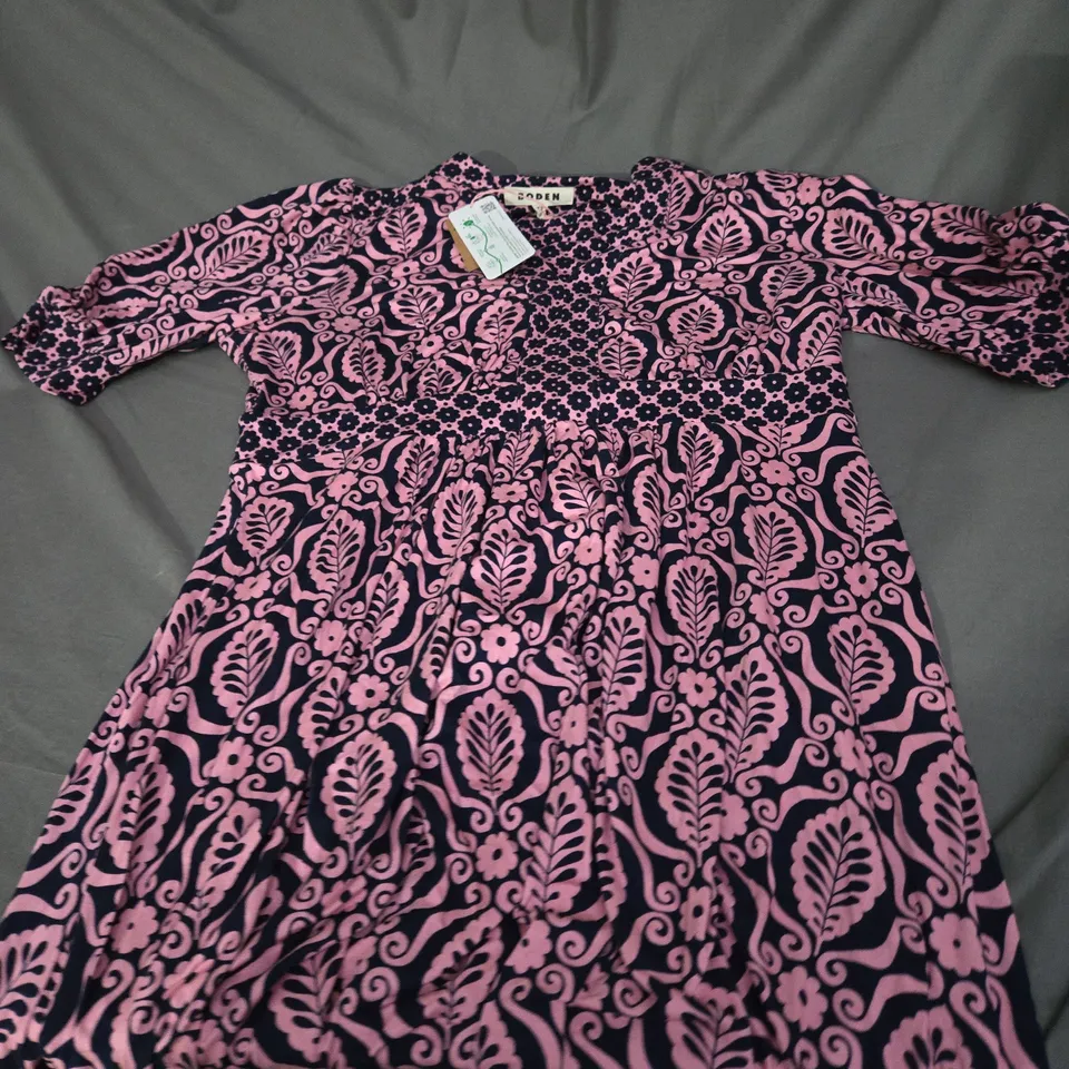 BODEN FLORAL PATTERN OCCASSIONAL DRESS SIZE 16