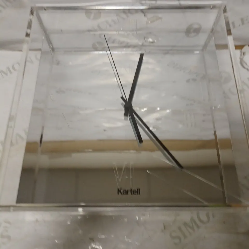 KARTELL TIC &AMP, TAC CLOCK CHROME
