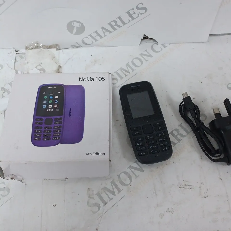 NOKIA 105 4TH EDITION BLACK BOXED 