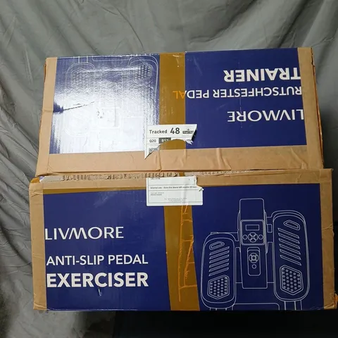 LIVMORE ANTI SLIP PEDAL EXERCISER WITH MANUAL BOXED