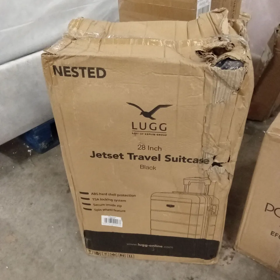 BOXED 28INCH JET SET TRAVEL SUITCASE BLACK