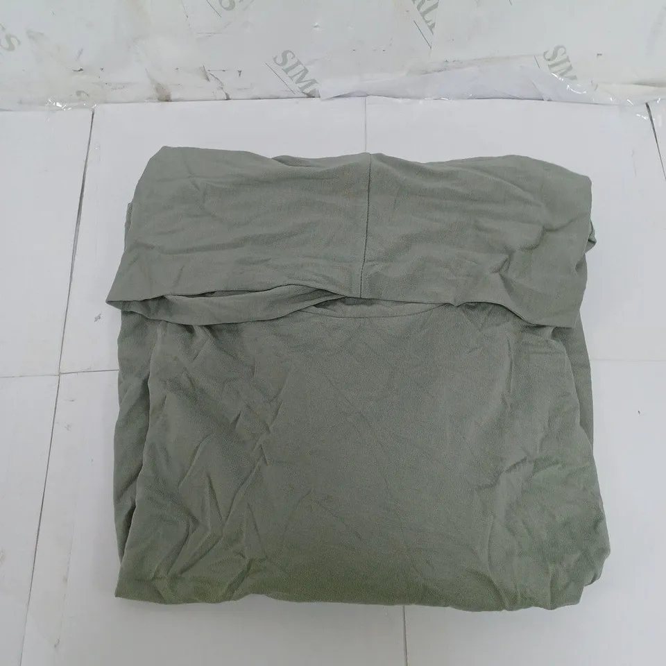 WYNNE LAYERS ROLL NECK PONCHO TOP IN SAGE SIZE L