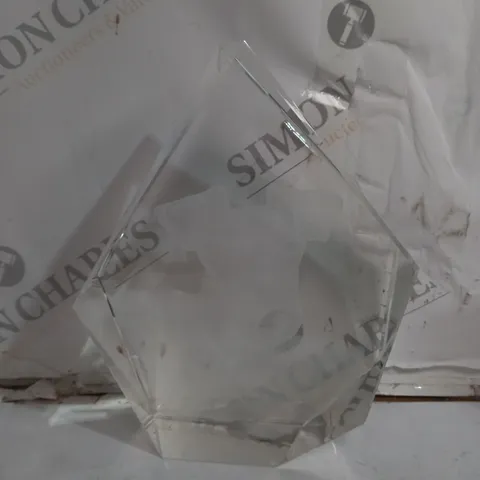 UNBRANDED 3D DOG GLASS DECORATION