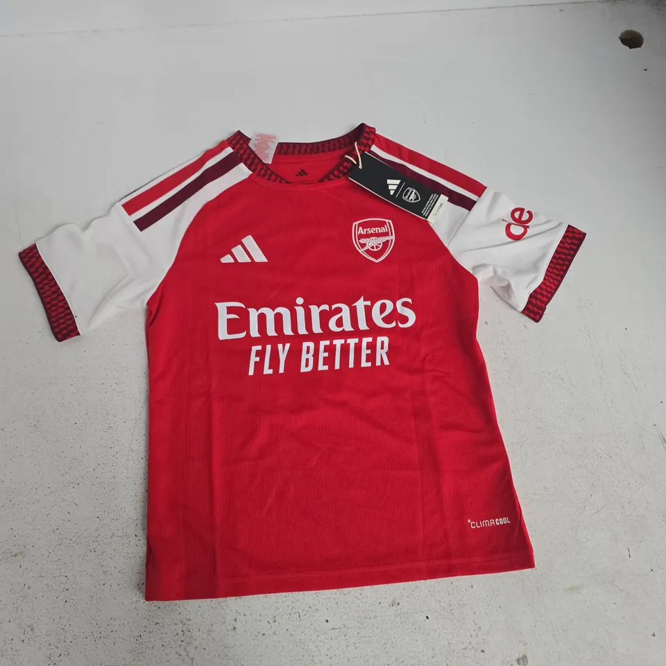ARSENAL FC KIDS HOME JERSEY - UK 9/10 YRS