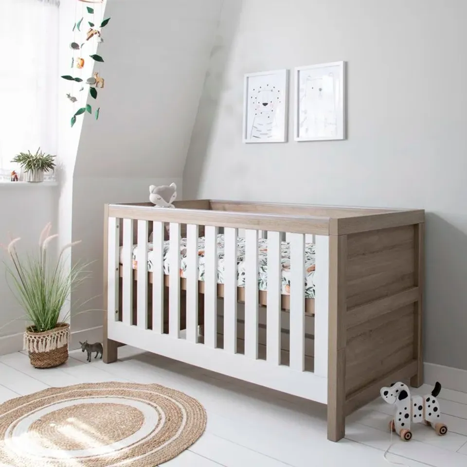 BOXED TUTTI BAMBINI MODENA 3-IN-1 COT BED ( 2 BOXES)