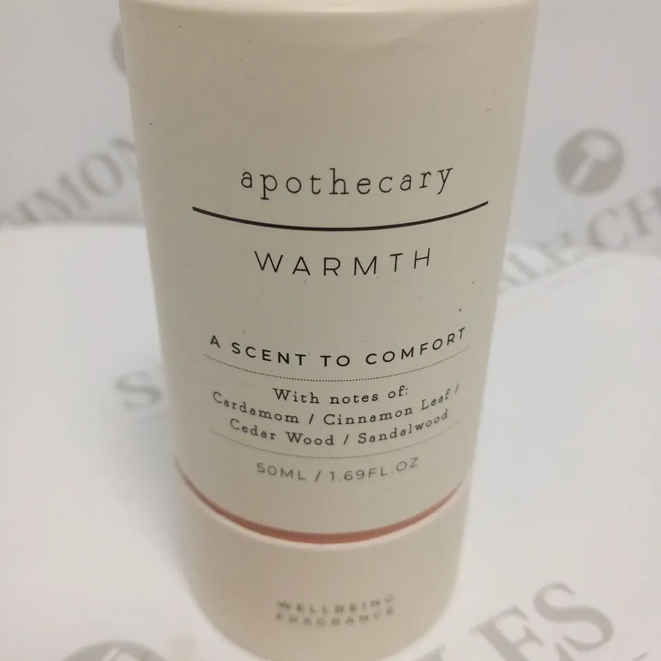 BOXED APOTHECARY WARMTH WELLBEING FRAGRANCE 50ML