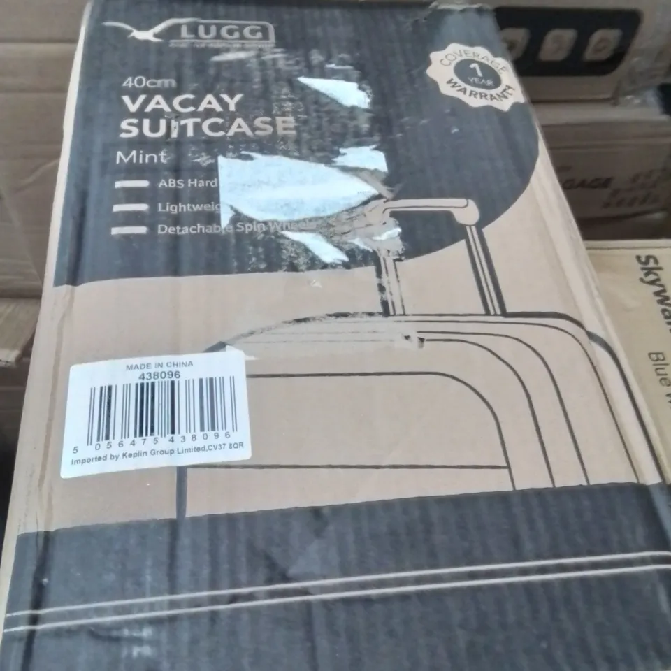 BOXED LUGG 40CM VACAY SUITCASE MINT 
