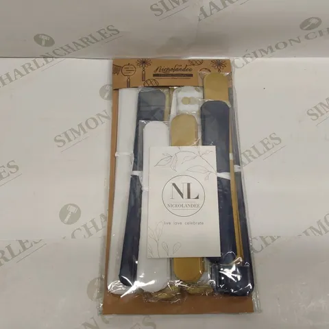 BOX OF APPROXIMATELY 17 BRAND NEW NICROLANDEE PARTY DECORATION SETS