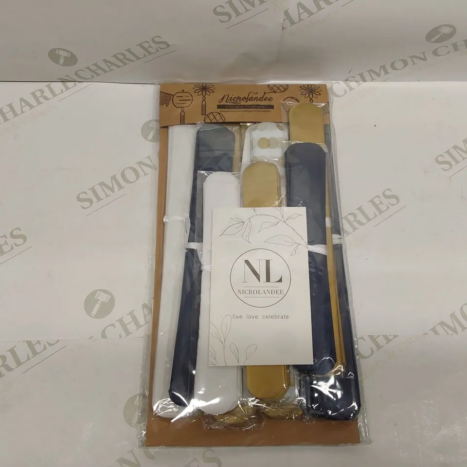 BOX OF APPROXIMATELY 17 BRAND NEW NICROLANDEE PARTY DECORATION SETS 