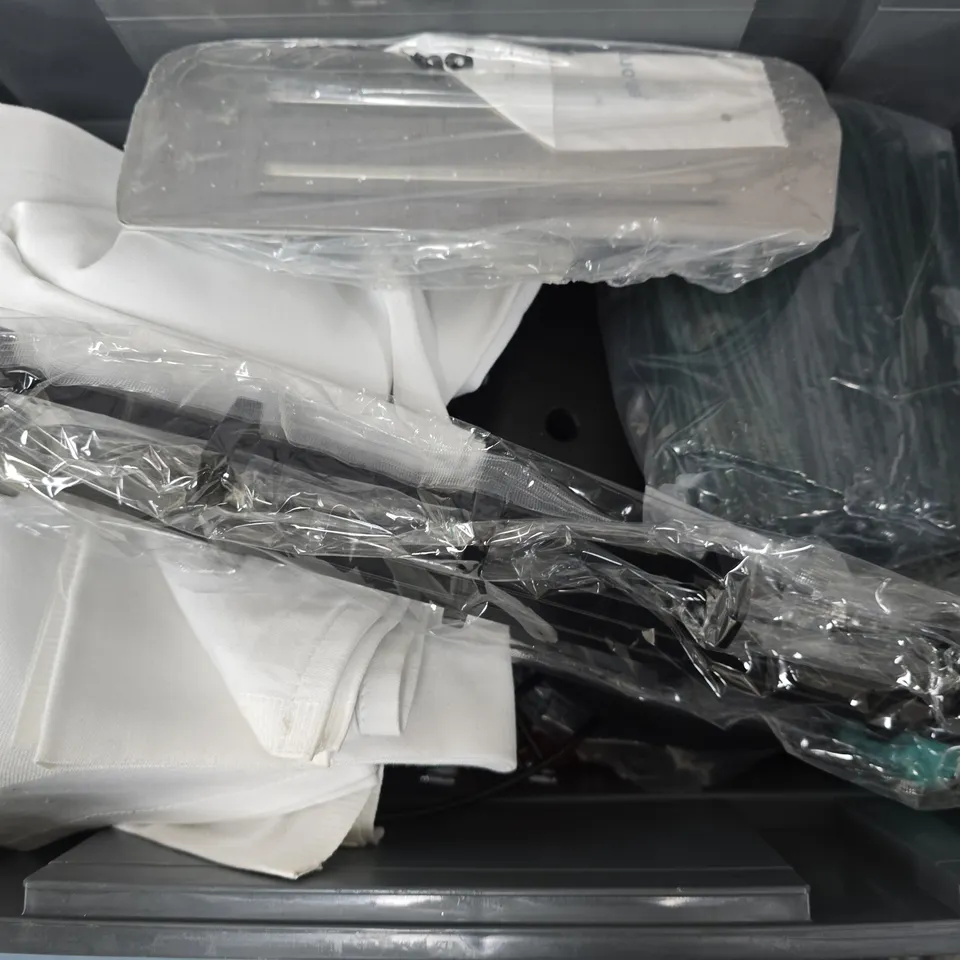 APPROXIMATELY 12 ASSORTED HOUSEHOLD ITEMS TO INCLUDE PARASOL WEIGHT, DIN338 5MM JOBBER DRIL BITS, ETC