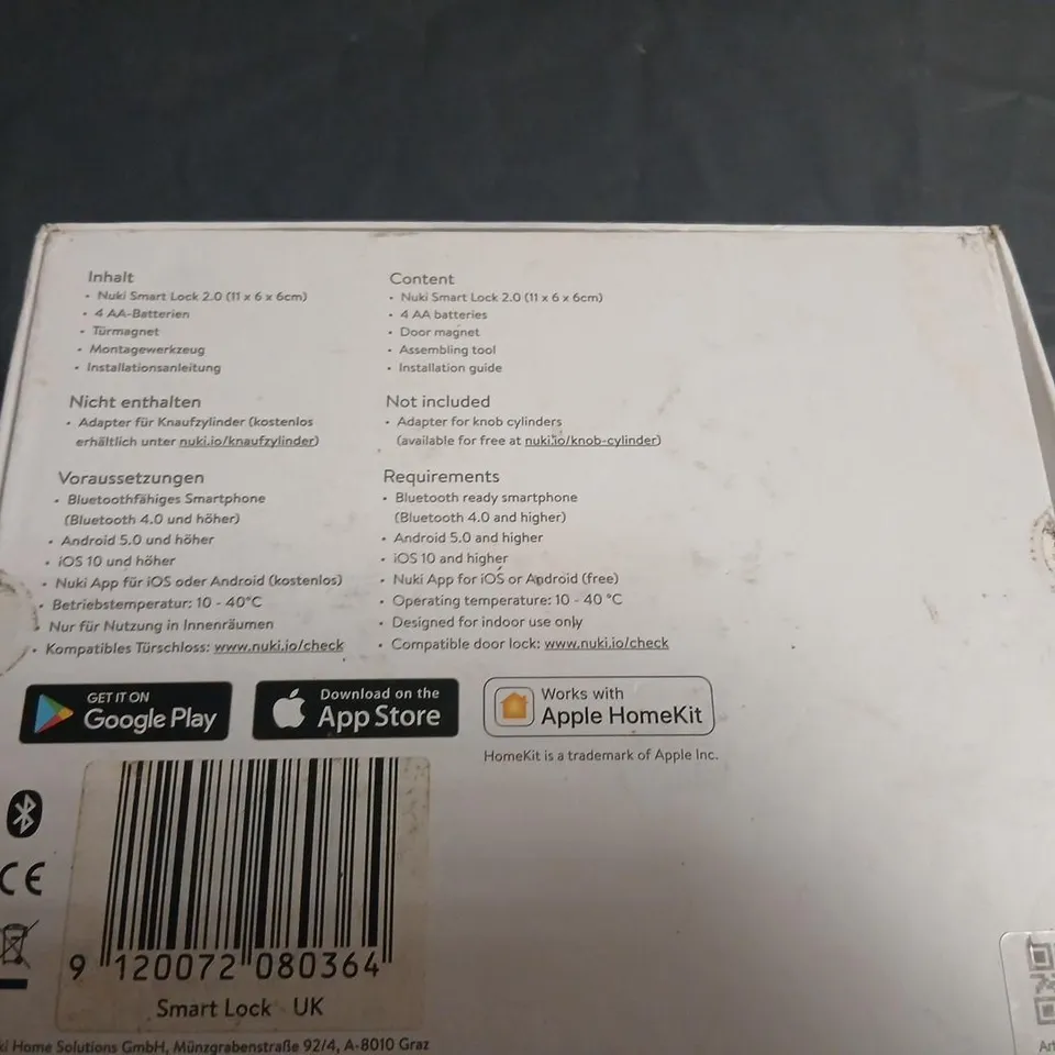 Nuki Smart Lock 2.0 Kit – Smart Lock for Doors with Mounting Magnet 