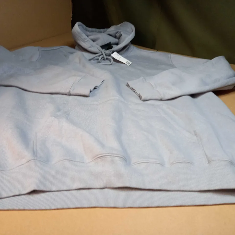 H&M BLUE FRONT POCKET HOODIE - XL