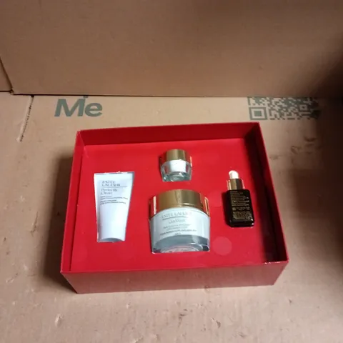 ESTÉE LAUDER SKINCARE GIFT SET WITH CREAM, CLEANSER & SERUM – BOXED