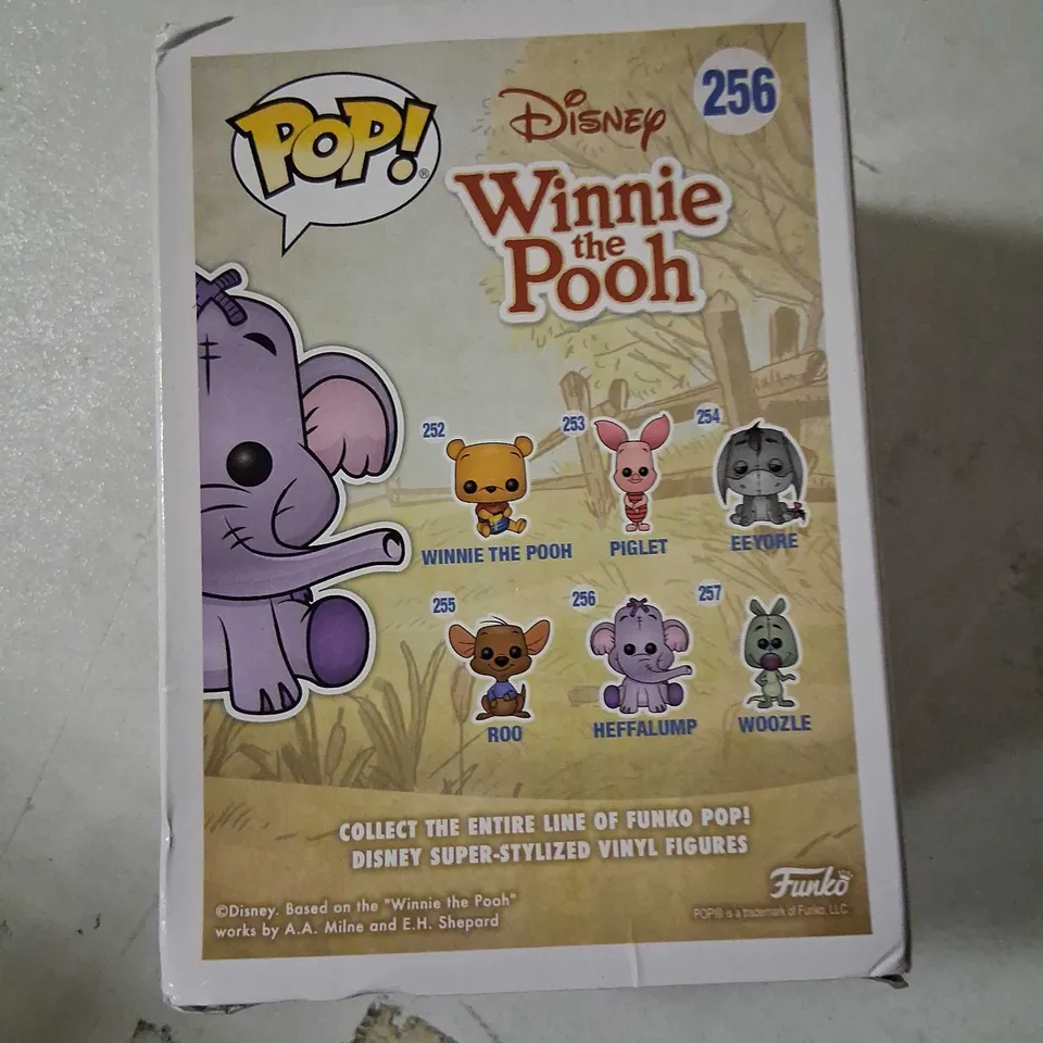 FUNKO POP! DISNEY WINNIE THE POOH HEFFALUMP VINYL FIGURE – BOXED (256)