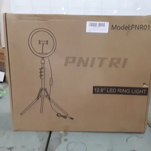 BOXED PNITRI 12.6" LED LIGHT RING AND STAND 